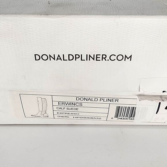 Donald Pliner Erwincs Brown Leather Knee-High Boots Women’s Size: 5.5 - Picture 11 of 12